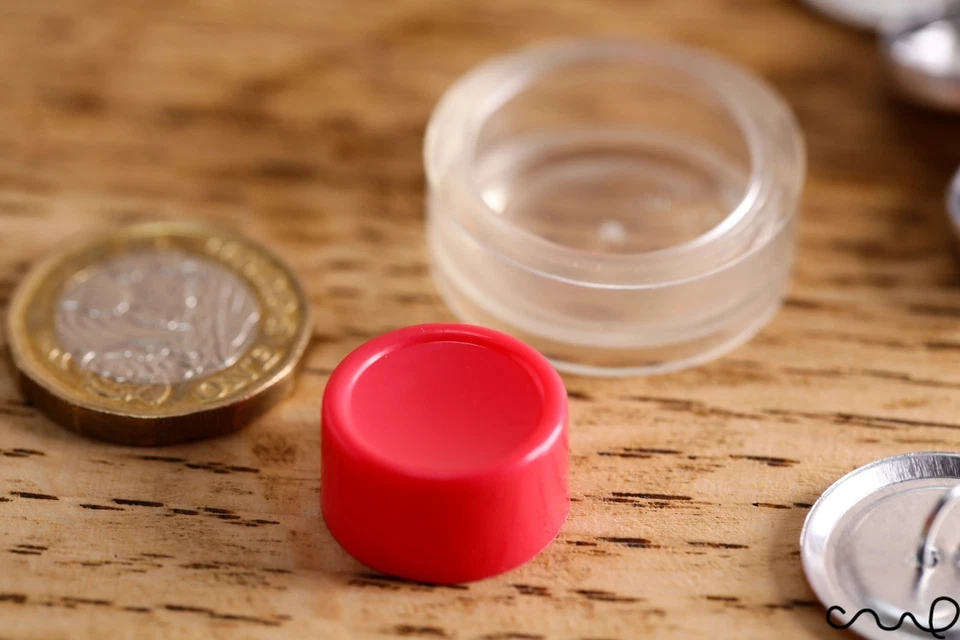 36L Hand Button Making Tool Set 20 Blank Self Cover Button Sewing Craft Kit 23mm - Image 4 of 4