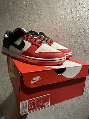 EU44 US10 Nike Dunk Low EMB x NBA - Chicago 2021 - neu und unbeschädigt