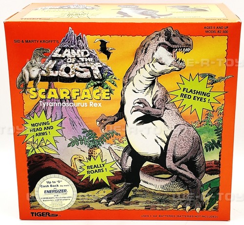 Land of the Lost Scarface Tyrannosaurus Rex Actionfigur Tiger Toys 82300 NRFB