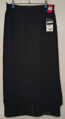 *neu* Basic Concept langer Rock, schwarz, Größe 40