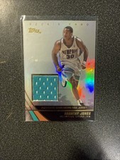 Dahntay Jones: 2004 Topps Jersey Edition Game Worn JSY Memphis Grizzlies #JE-DJ
