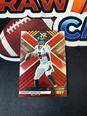 Russell Wilson 2022 Panini XR Red /249 Broncos 40 PWE