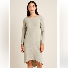 Moth Anthropologie Cross Back Sweater Dress Gray Long Sleeve XS EUC