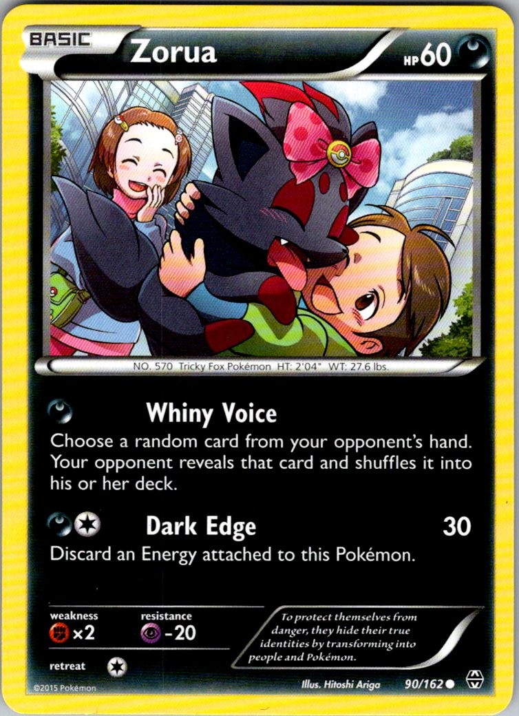 Zorua Pokemon BREAKthrough 90/162 LP