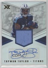 2017 Panini XR Rookie Swatch Auto 152/199 Taywan Taylor #RSA-TT Auto 0w8