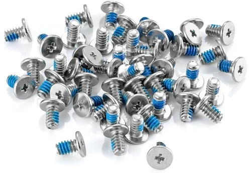 Poppstar Festplattenschrauben für 3,5 Zoll Festplatten, 6-32UNCx6mm, silber, 50x