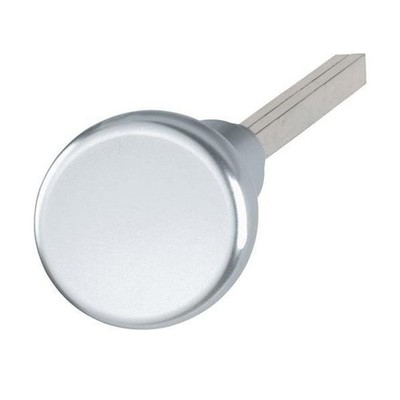 Hoppe Knopfdrückerpaar 54/54 Material Alu.F1 drehb.4-KT.8mm Knopfdrücker