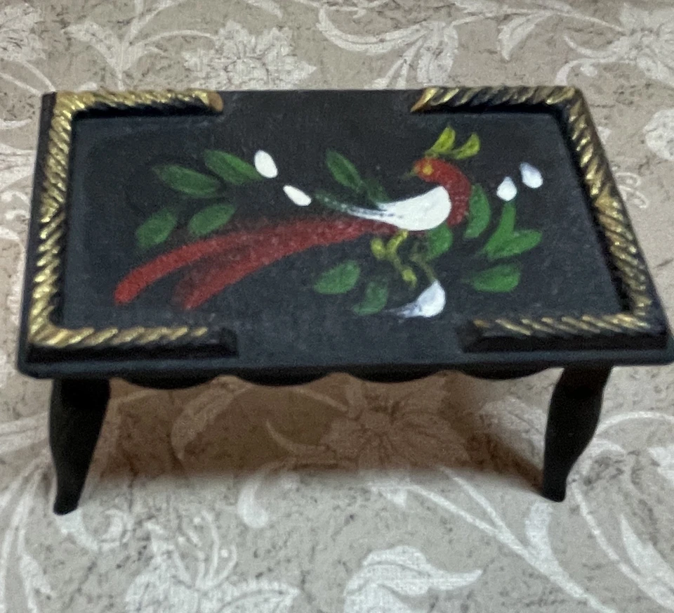Renwal Pennsylvania Dutch COFFEE TABLE Vintage Dollhouse Furniture Ideal 1:16 - Image 2 of 4