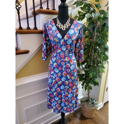 Poppy & Bloom Women's Plus Size 18/20 Floral Midi Dress