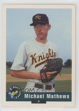 1992 Classic Draft Picks Mike Matthews Michael Mathews #27 0u7p