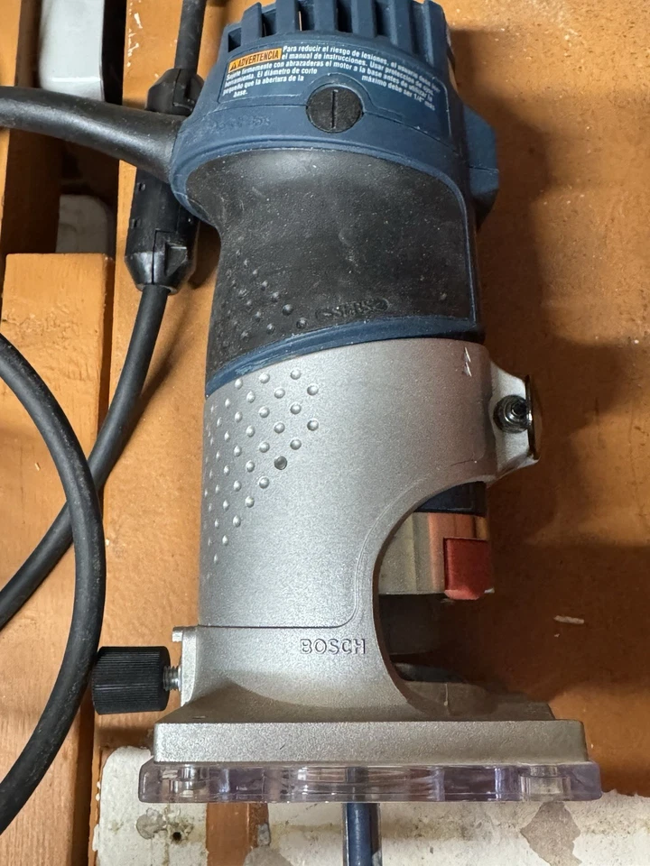 Bosch PR20EVS 1 HP Colt Router Electrónico de Palma con Cable de Velocidad Variable, 5.6 Amperios Foto 3 de 4