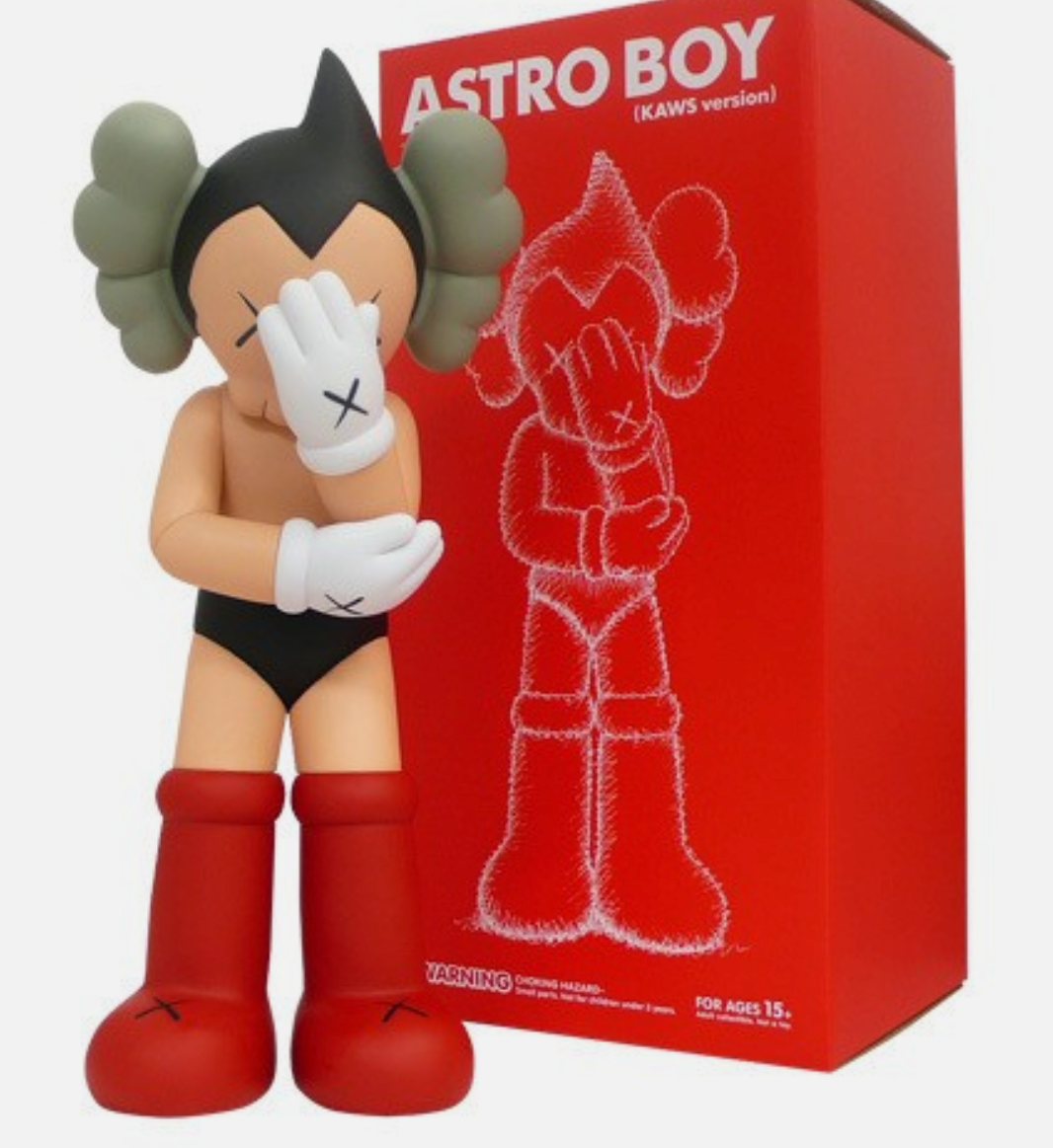 KAWS ×MEDICOM TOY ASTRO BOY Medicom Toy x KAWS Astro Boy ORIGINALFAKE Vinyl Figure RARE