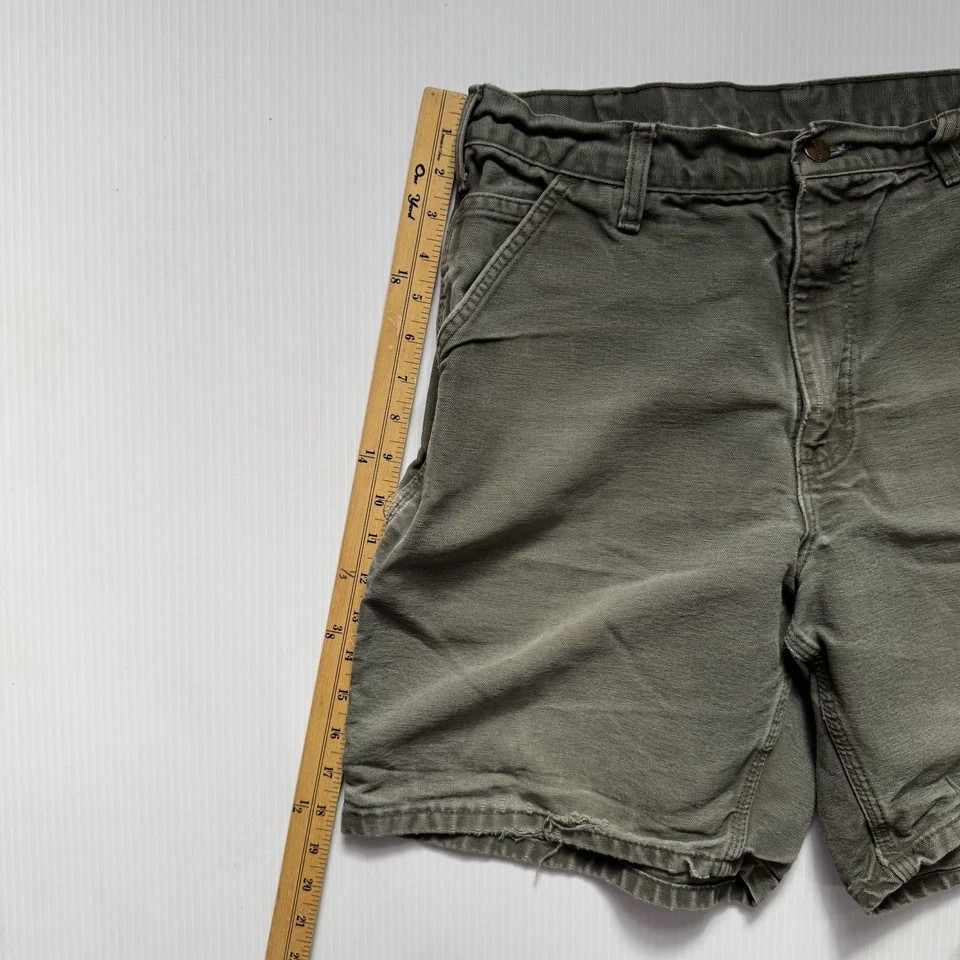 Pantalones Cortos Carpintero Carhartt Vintage Talla 34 B25 MOS. Foto 4 de 4