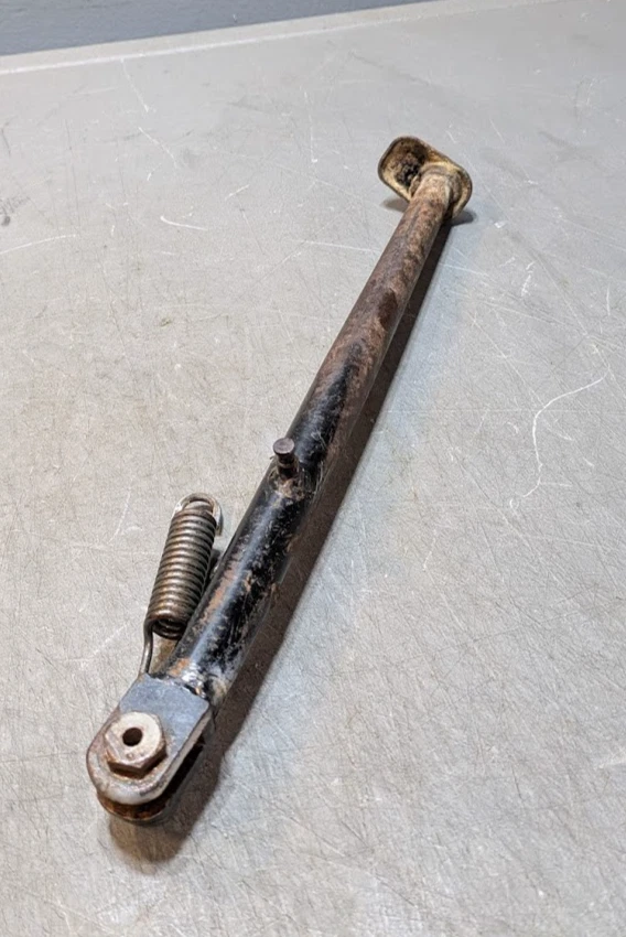 Soporte lateral Honda XR200R barra de soporte y resorte 1993-2002 Foto 2 de 2