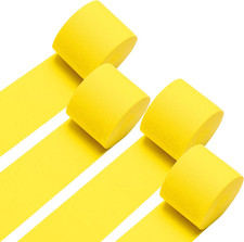 Party Streamers Crepe Paper Rolls 328ft Pack for Birthday Baby Shower Wedding