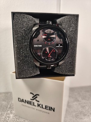 Daniel Klein Premium Dual Time Herren Uhr DK11125-3 Neu Ungetragen