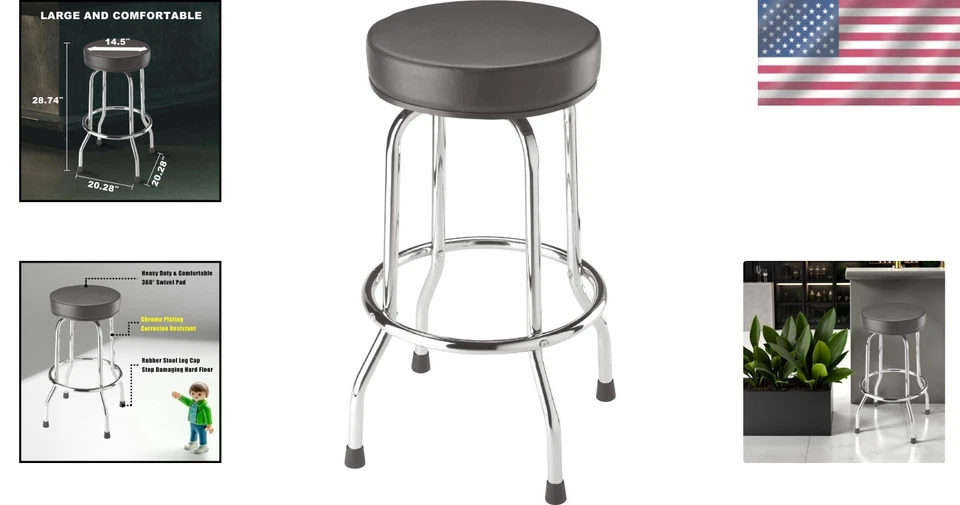 Durable Garage Shop Stool, 1 - Image 2 of 4