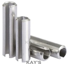 M2 M3 M4 M5 M6 M8 Slotted Spring Pins Tension Roll Pin A2 Stainless Steel