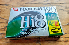 Fuji Film Hi8 P6-120 MP Professional Grade Hi 8 Videocassette Tape -New & Sealed