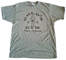 Men's Golds gym 1965 logo Color Vintage style T-shirt soft style
