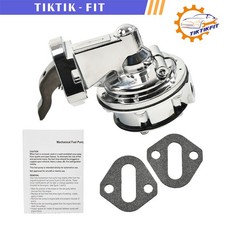 For Chevy Sbc 283 305 307 327 350 400 Chrome Plated Mechanical Fuel Pump