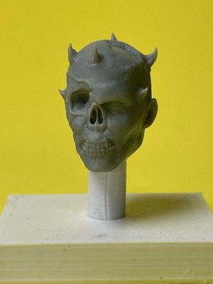 Star Wars Zombie Darth Maul Kopf Maßstab 1:12 Black Series 3D Druck