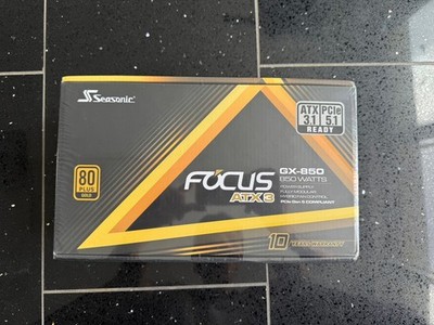 Seasonic Focus GX-850 ATX3.1  Vollmodulares PC-Netzteil 850W    - OVP - Neu 