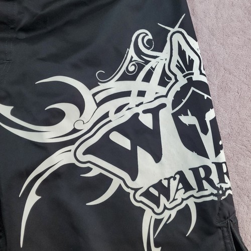 WOD Warrior MMA Crossfit Active Shorts Uomo Taglia 36 Dettaglio Ricamato Patch - Foto 4 di 24