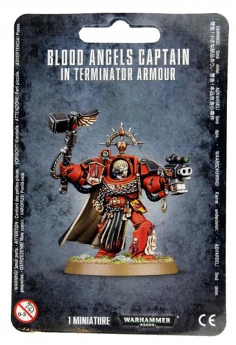 Warhammer 40k Blood Angels Captain in Terminator Armour Captain Karlaen