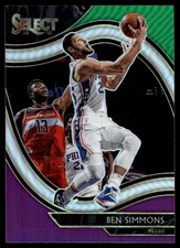 Ben Simmons 2020-21 Panini Select #249 76ers Insert ? SEE SCAN! FREE SHIP