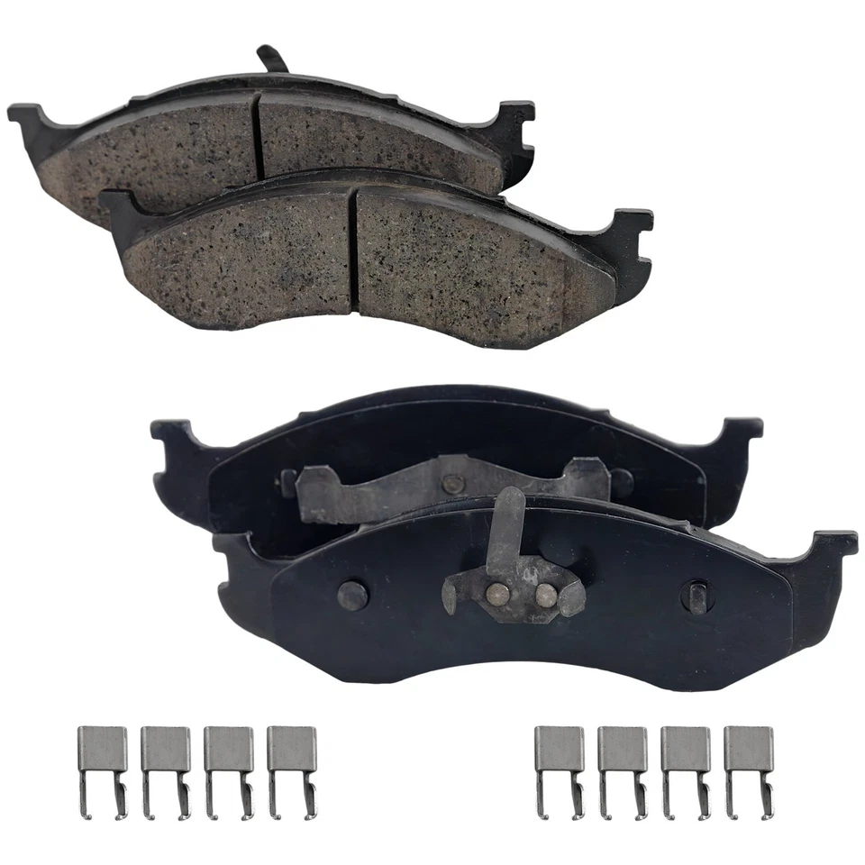 Disc Brake & Pad Kit For 1999-2006 Jeep Wrangler Front Left Right Cross-drilled - Image 4 of 4