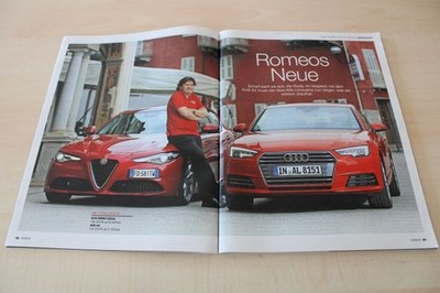 Auto Motor und Sport 12/2016 Alfa Romeo Giulia 2.2 D mit 180PS besser als...?