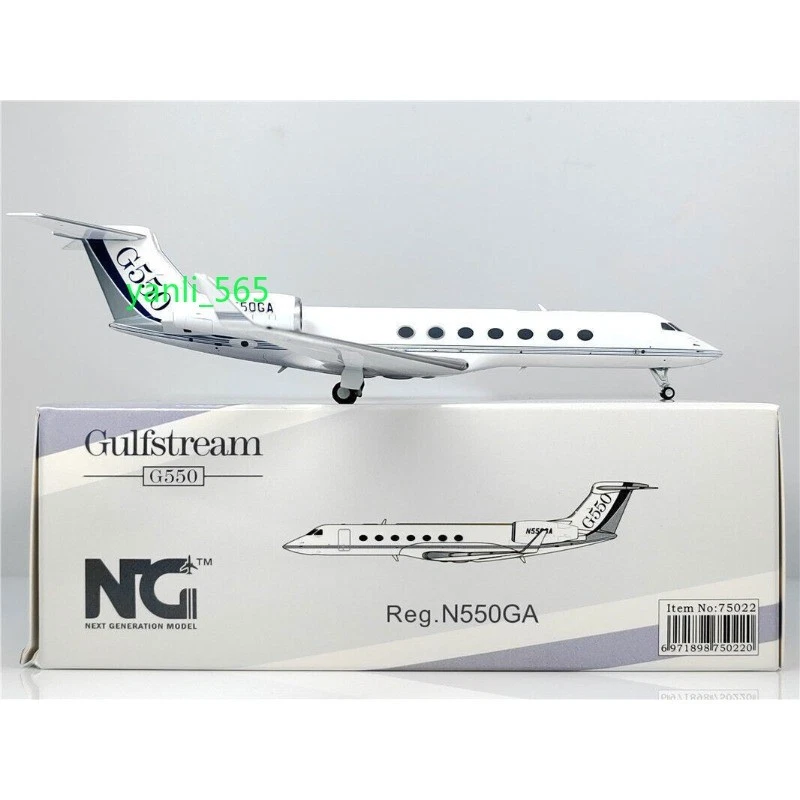 NG Model Gulfstream G550 1:200 Jet Business N550GA Model Original Factory Paint- - Image 3 of 4