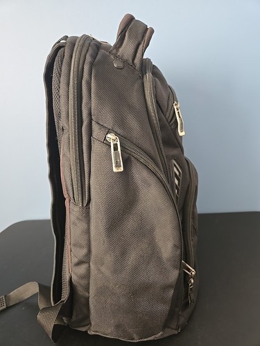 Ogio Gambit Laptop Backpack Black Travel Bag AFS Air Flow System Bk Racing ZAK - Picture 3 of 11