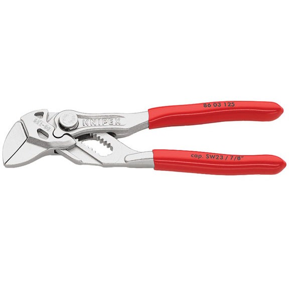 Гаечный ключ Knipex Mini Pliers - Регулируемый хромированный многофункциональный инструмент для точного захвата 16290₽