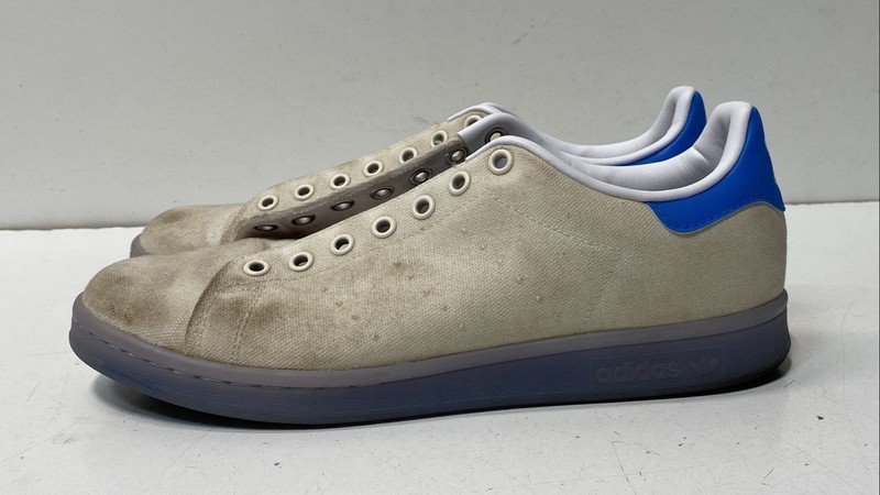 Adidas Stan Smith Luke Skywalker Chalk White Blue Sneakers Size 9.5