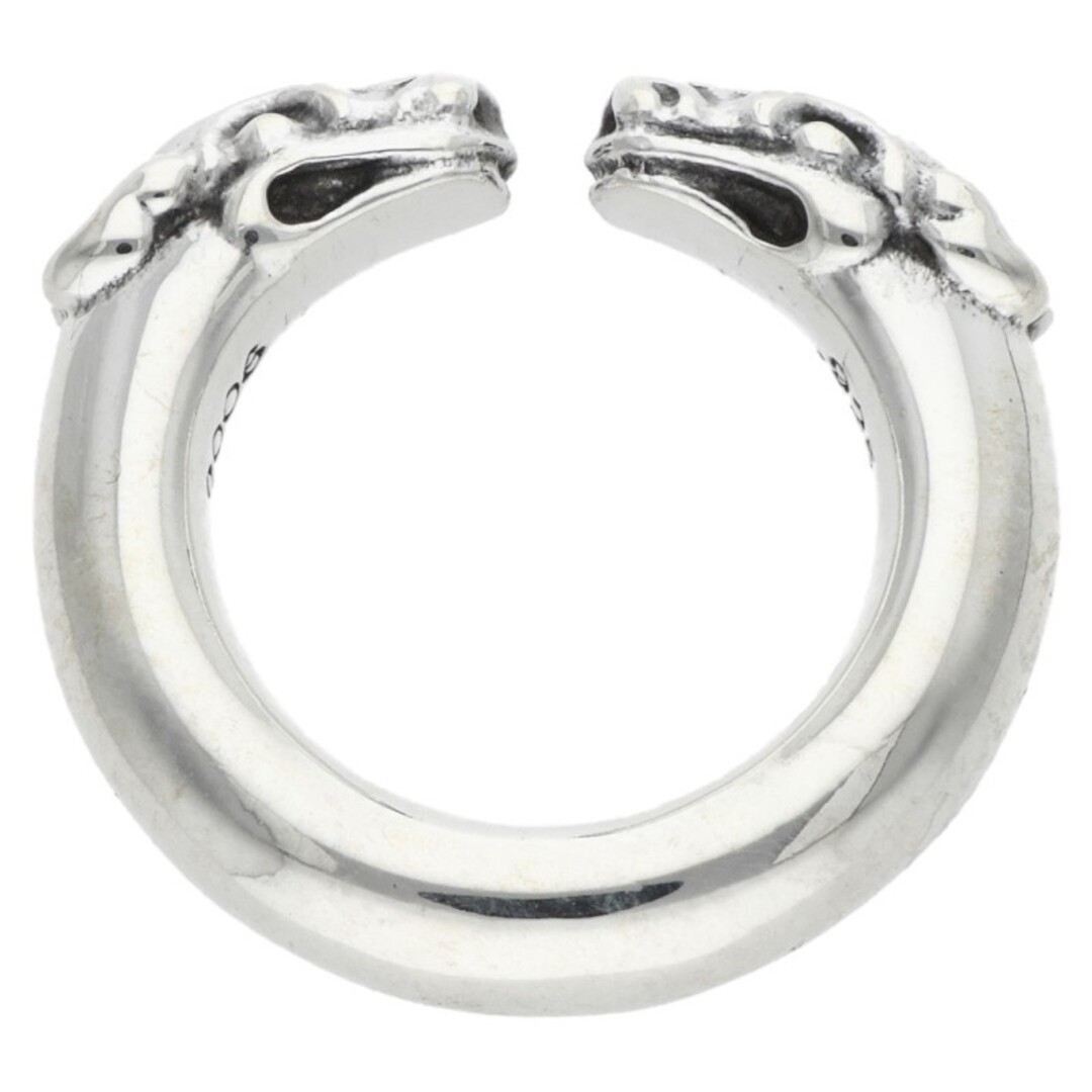 Chrome Hearts Double Dog Ring Silver Men's Size 6 Used d7a9b680a9ec37cc260e1c55f thumbnail 6