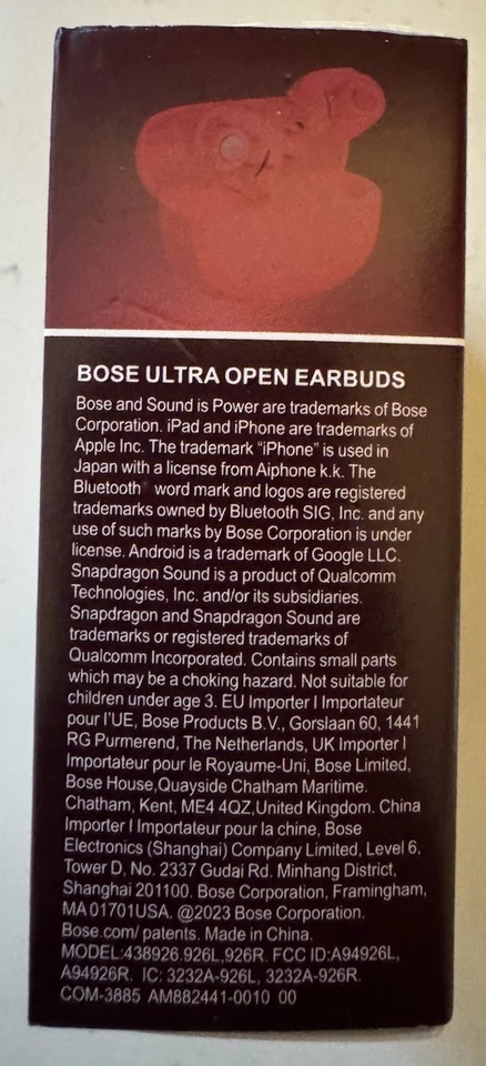 Auriculares Bose Ultra Abiertos Inalámbricos Bluetooth Edición Ciruela Profunda Nuevos Foto 4 de 4