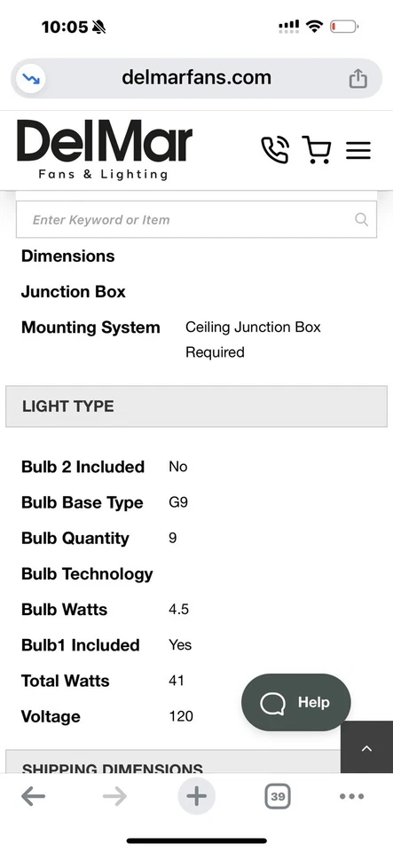 28英寸宽9灯40.5总瓦,古董青铜爆裂吊坠水晶吊灯 — 第 4/4 张图片
