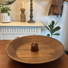Quality Heirloom Wooden Ware Walnut Bowl In Rustic Oak