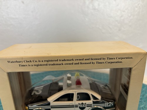 Waterbury Orologio Auto Polizia Quarzo Die Cast Vintage Scatola Originale - Foto 3 di 7