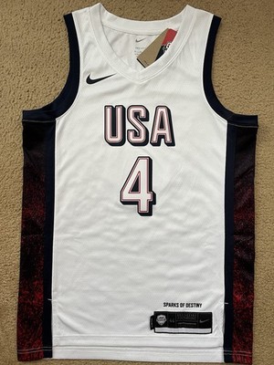 stephen curry オリンピック　USA ユニフォーム　新品未使用　M Stephen Curry Nike 2024 USA Basketball Swingman Player Jersey