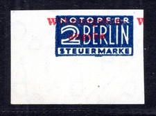 FRANZ&Ouml;SISCHE ZONE WOHNUNGSBAUMARKEN 1949 1aWa ** POSTFRISCH ATTEST BPP(Z9597