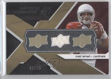 2008 SPx Winning Materials Single Jersey Upper Deck Logo 52/99 Matt Leinart 0b2