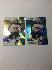 Johnny Gaudreau 2023-24 Upper Deck Allure Yellow Taxi  & Base Card Lot #43