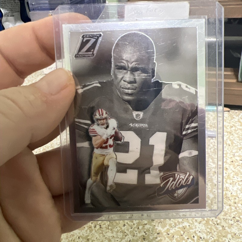 2024 Panini Zenith - Idols Christian McCaffrey, Frank Gore #1