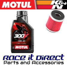 Oil and Filter for Yamaha WR125 R 2009-2016 MOTUL 300V & K&N