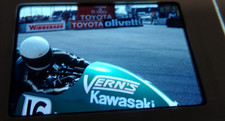 18 - 35mm Slides Sidecar Motorcycle Racing at the Long Beach Grand Prix 1981