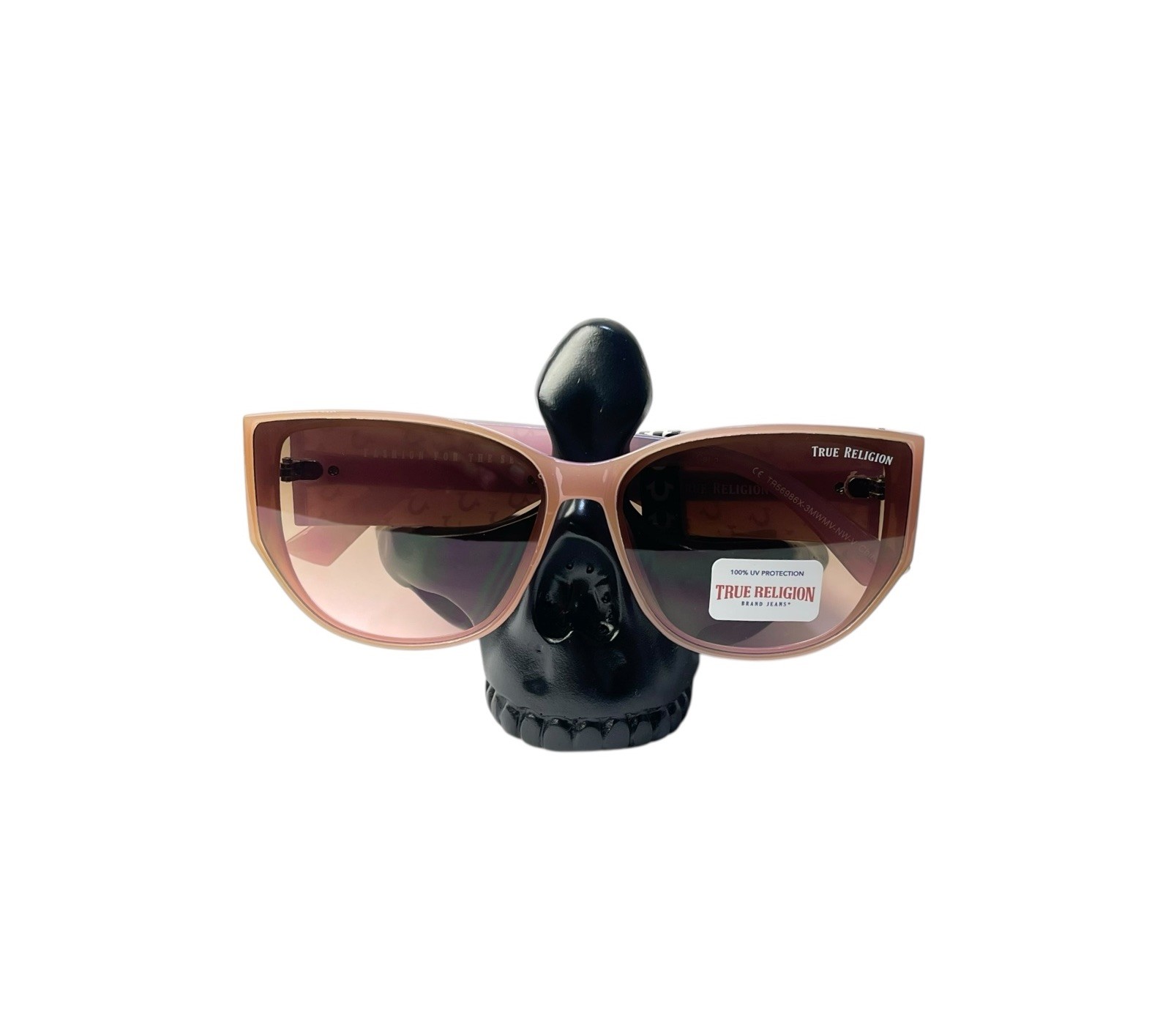 TRUE RELIGION Pink Logo TR56986X Women’s Designer Sunglasses NEW NO CASE