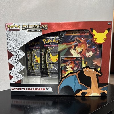 Pokémon TCG Celebrations Collection Lance's Charizard V Box for